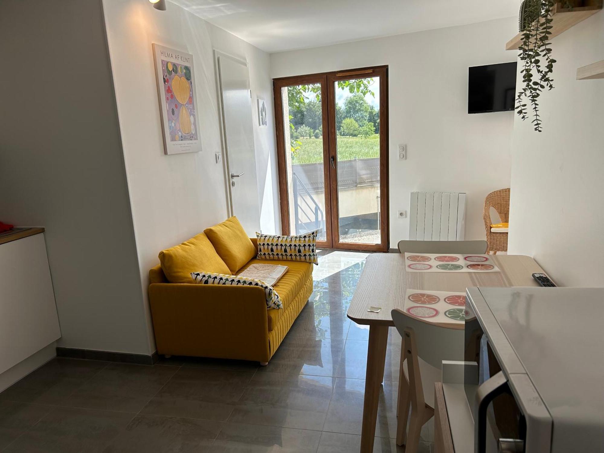 Charmant Studio Avec Terrasse Ebersheim Exterior foto